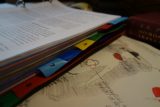 Arbeitsbogen und Studienblätter